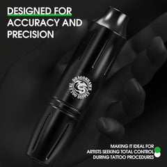 Dragonhawk S11 tattoo machine lining action for precise line work
