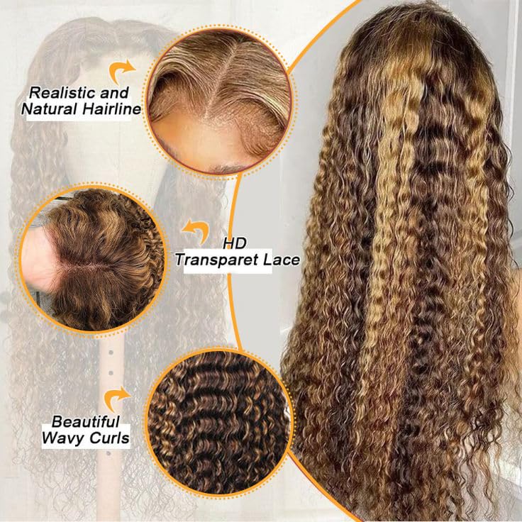 Draixil pre plucked hairline lace front wig for easy styling