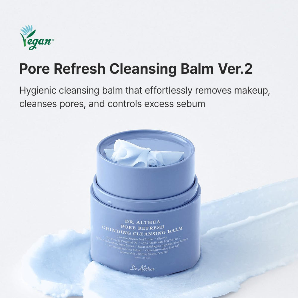 Dr.Althea open balm sorbet texture demonstrating easy melting