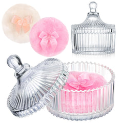 Draupnir body powder puff 2pcs for smooth, even application