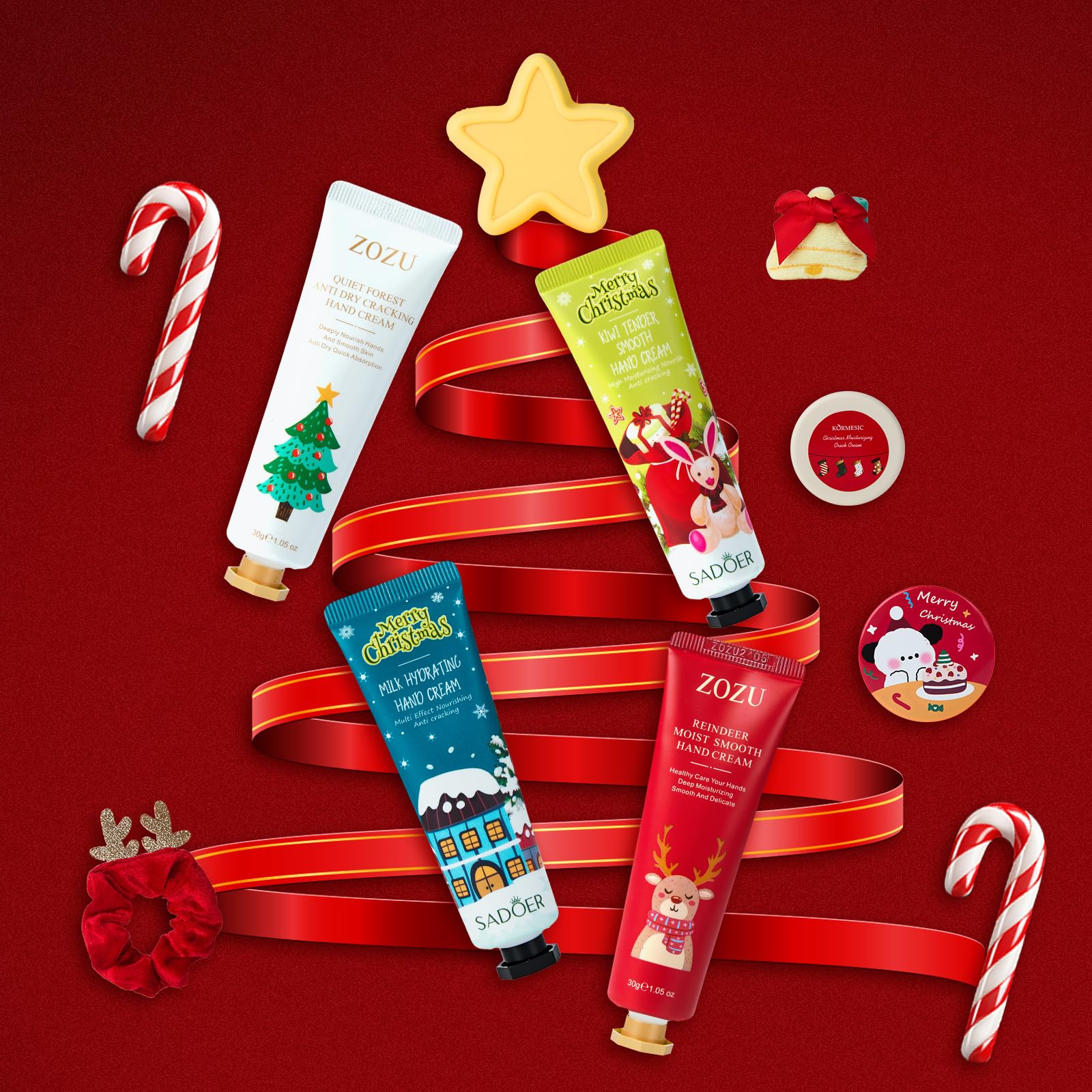 Drawfar advent calendar carves delight with Christmas hat and hair pin surprises.
