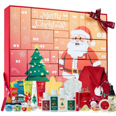 Drawfar beauty advent calendar box showcases festive packaging ideal for gifting and daily skincare treats.