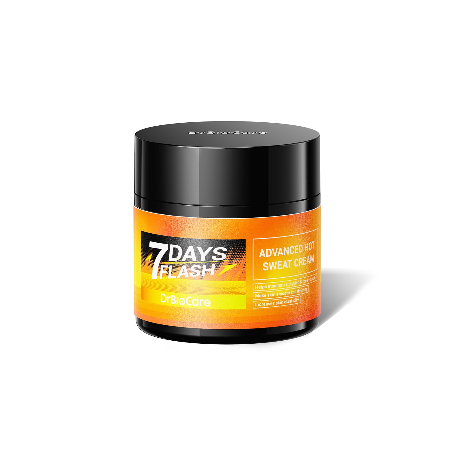 DrBioCare Advanced Hot Sweat Cream bottle shown for routine integration