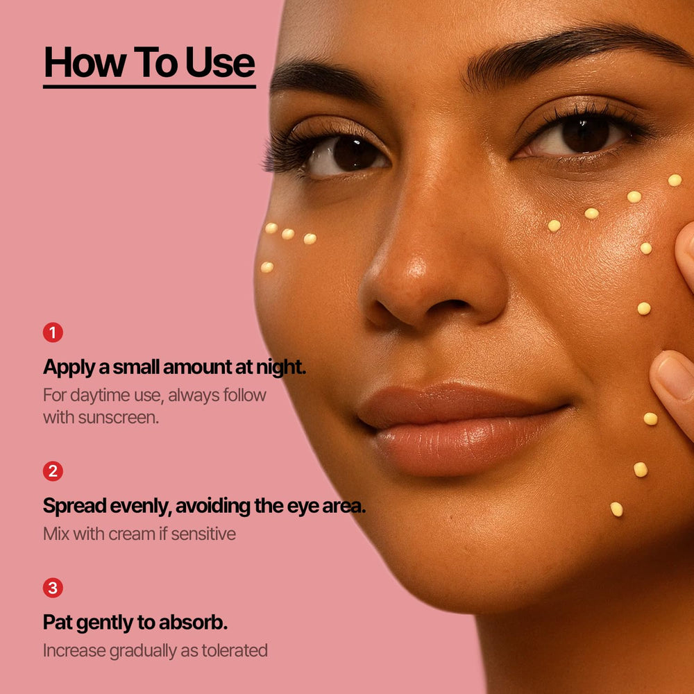 Dr.Different Vitalift-A Forte cream swirl on hand for instant hydration feel