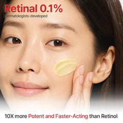 Dr.Different Vitalift-A Forte cream texture close-up for smoother skin