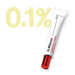 Dr.Different Vitalift-A Forte retinal cream tube close-up for anti-aging care