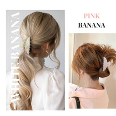 Drealoe curve claw detail demonstrates comfortable no-slip hold for buns and half-up styles.