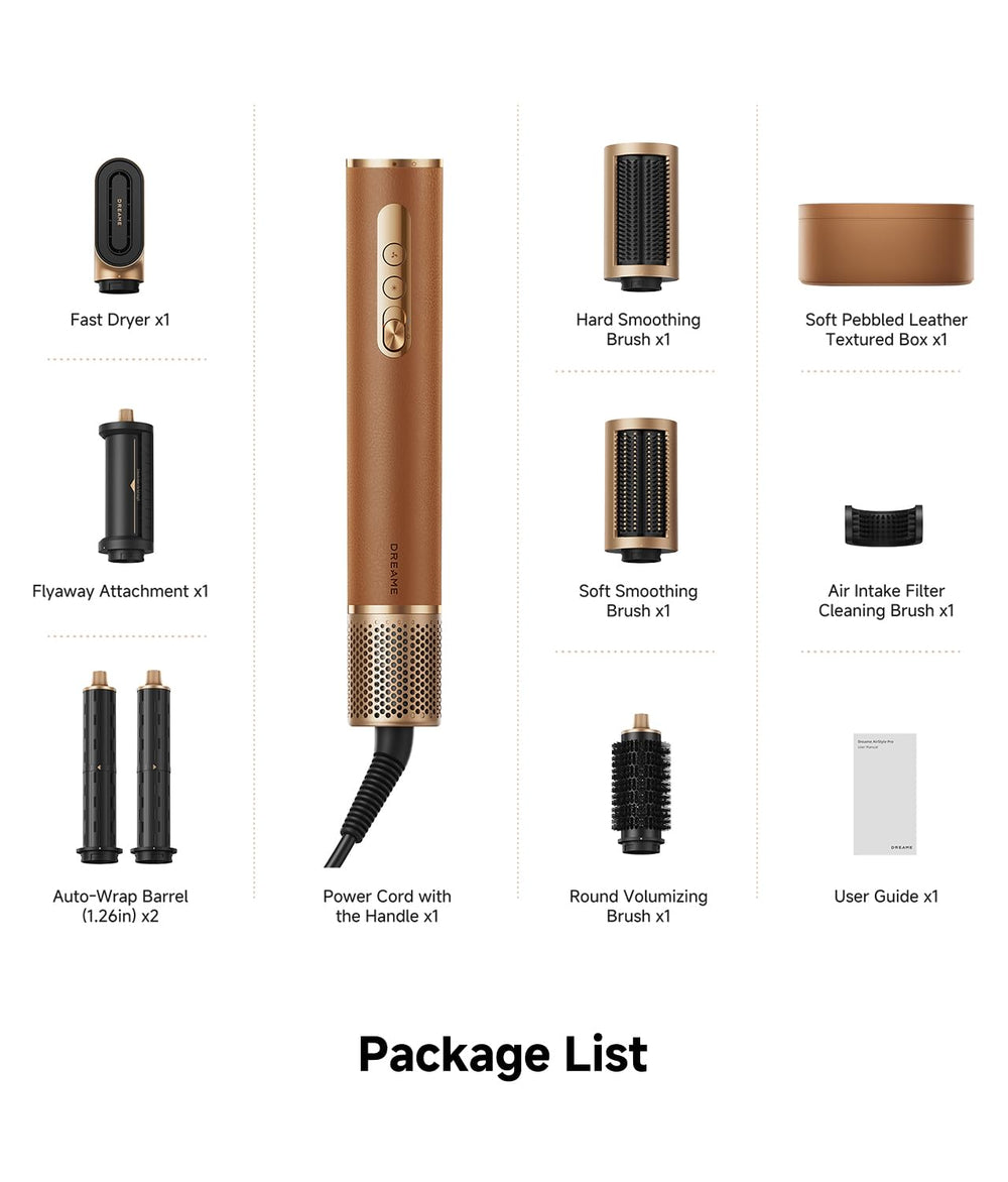 Dreame AirStyle Pro volumizing attachment for full-bodied texture.