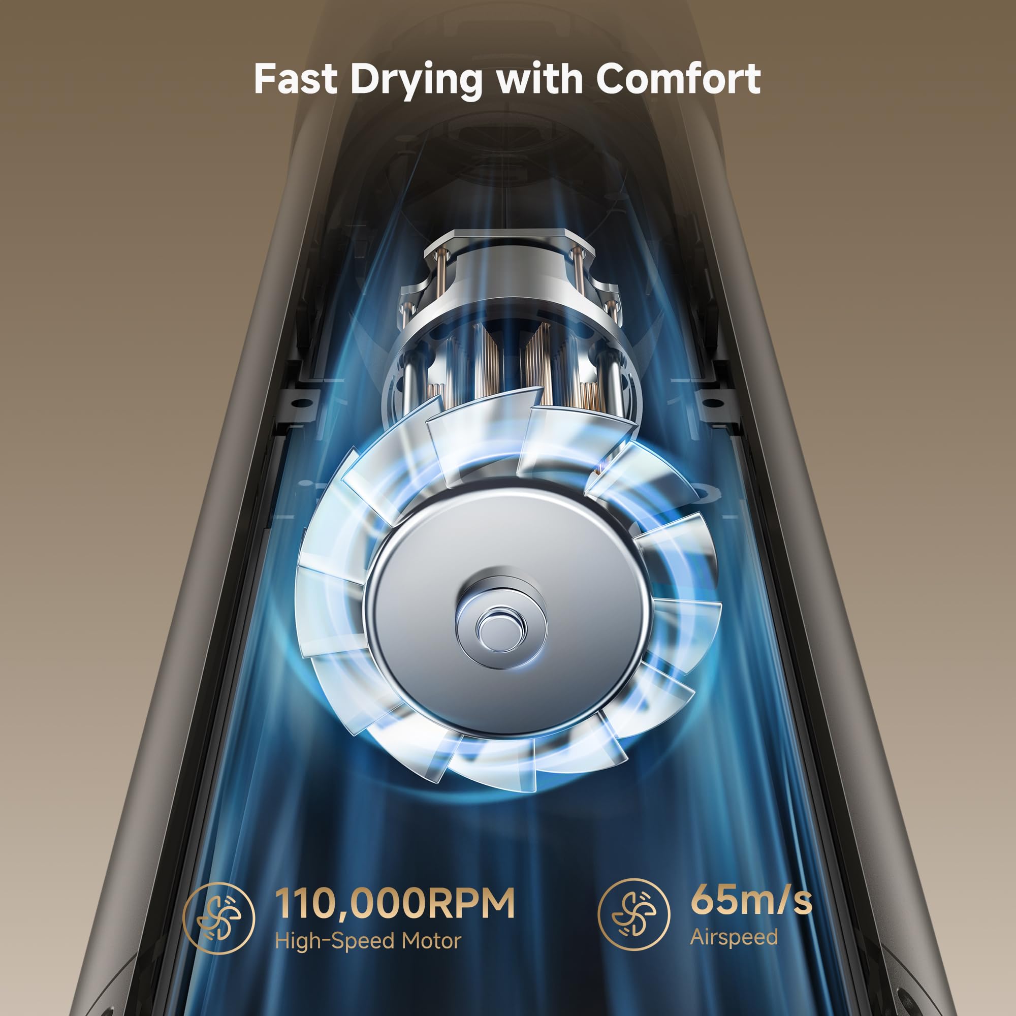 Dreame Dazzle 300 million negative ions reduce frizz and boost shine