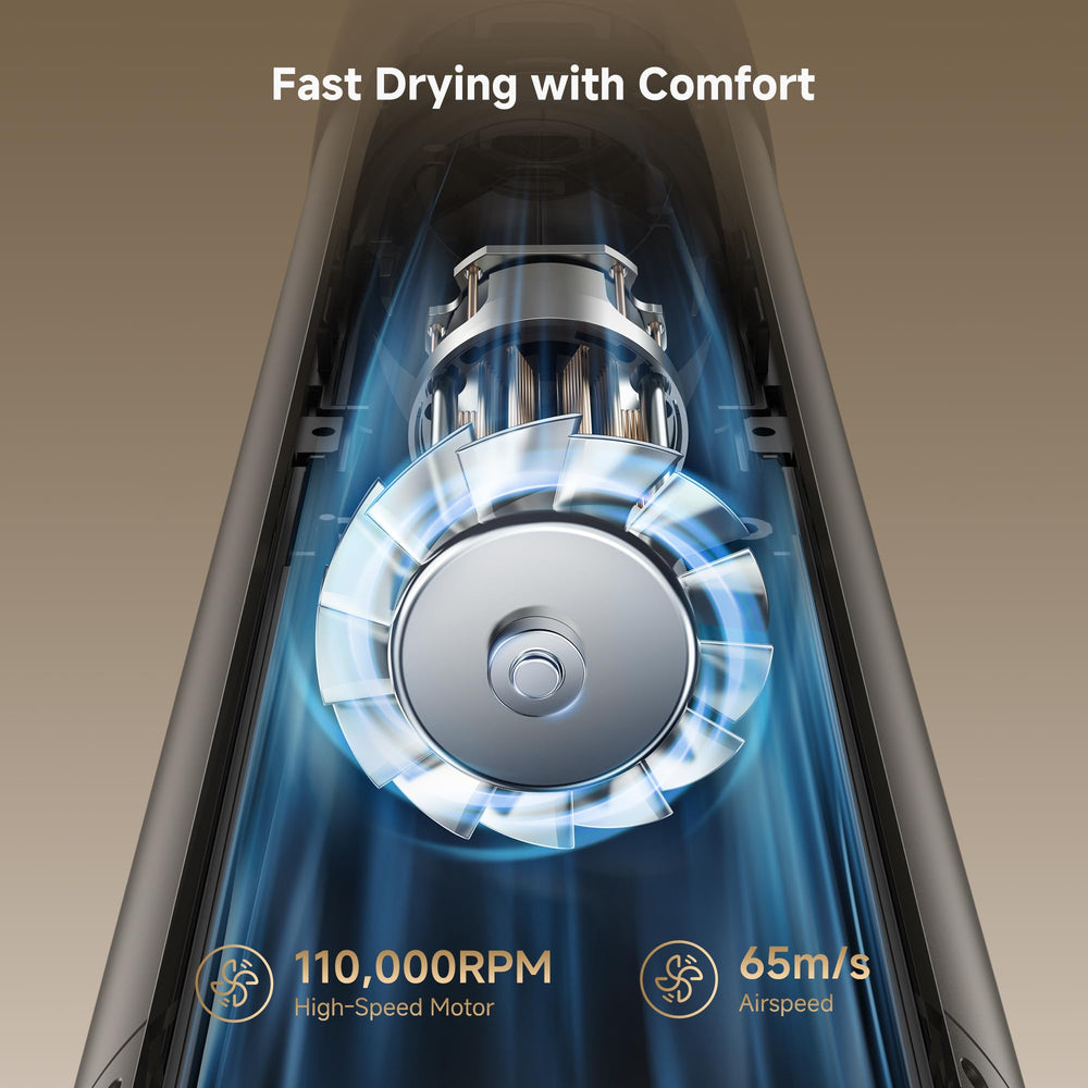 Dreame Dazzle 300 million negative ions reduce frizz and boost shine