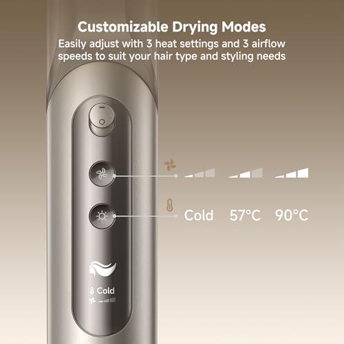 Dreame Dazzle smart screen keeps control accessible during styling