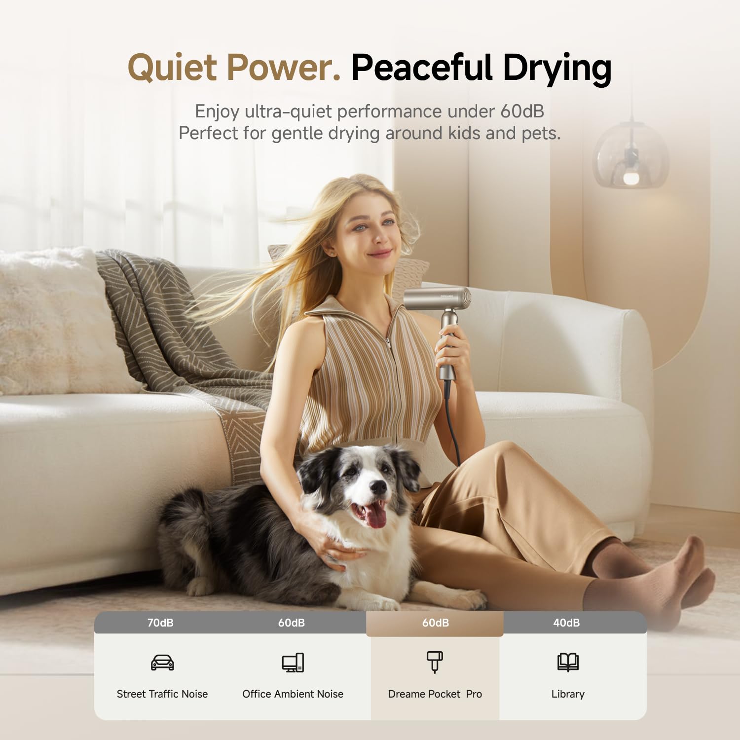 DREAME Pocket Pro magnetic nozzles for smoothing and volume