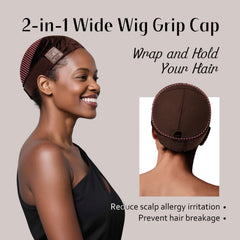 Dreamlover 2-in-1 wig cap features breathable fabric for comfortable all-day wear