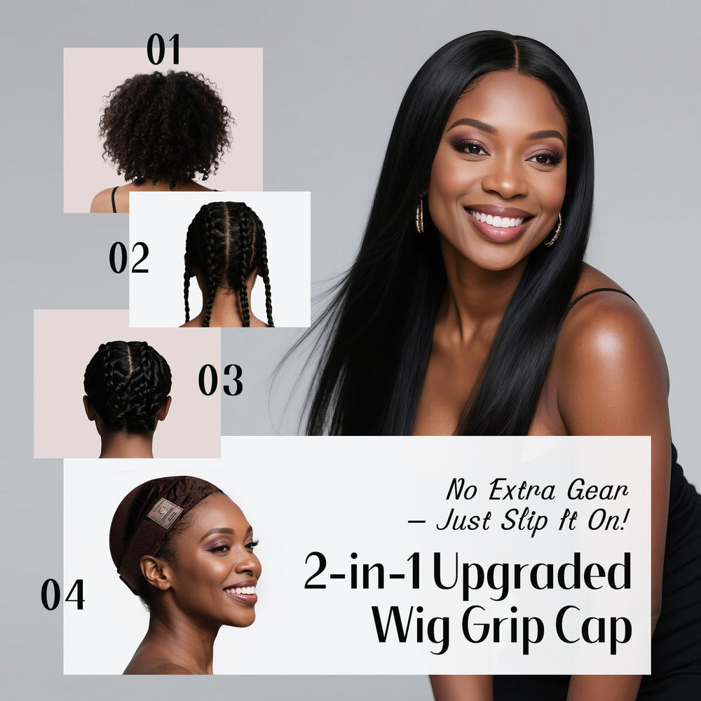 Dreamlover cap supports stable wig wear for chemo-related hair loss
