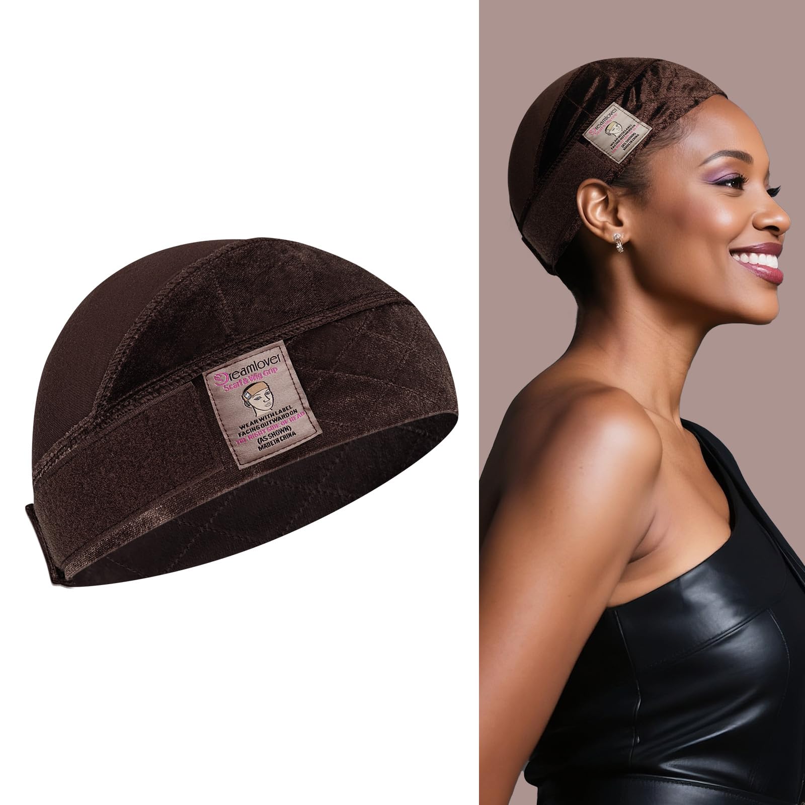 Dreamlover gorro-agarre-pelucas-amplio sujeta peluca con seguridad