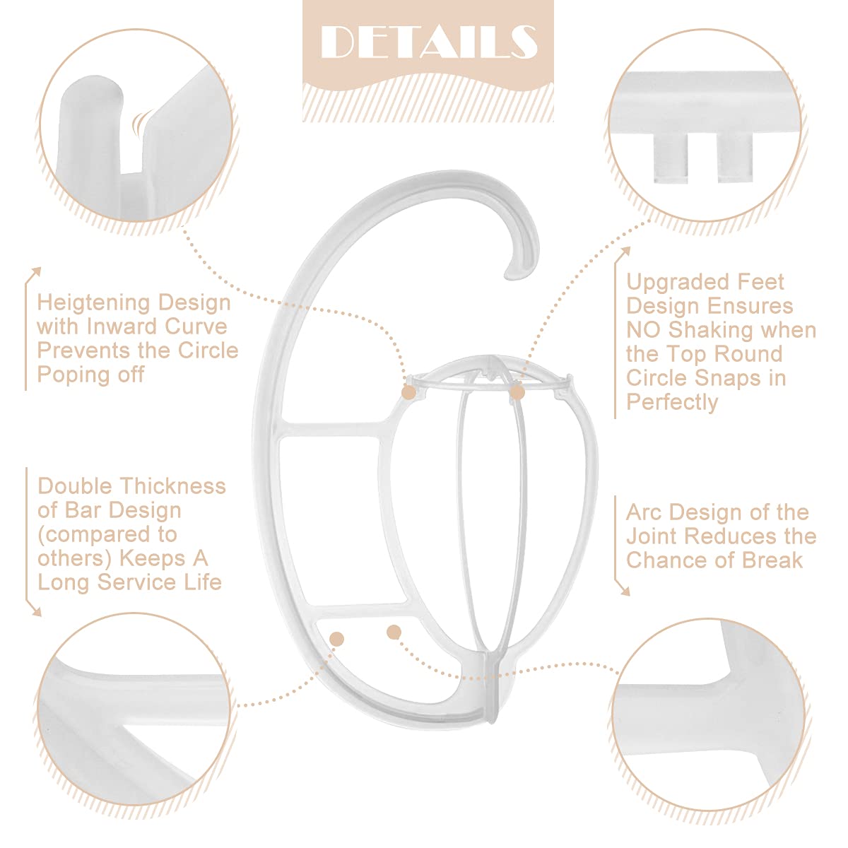 Dreamlover space-saving wig hanger keeps vanity organized and clutter-free