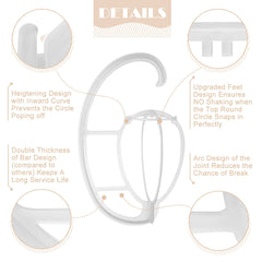 Dreamlover space-saving wig hanger keeps vanity organized and clutter-free