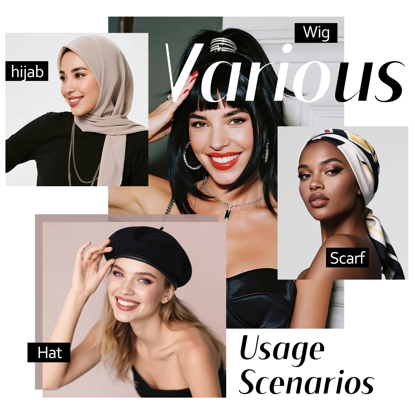 Dreamlover wide-band wig cap offers dynamic fit for varied head sizes