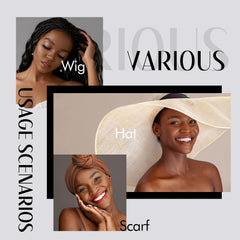 Dreamlover wig grip band brown color option showcases subtle styling and secure wear.