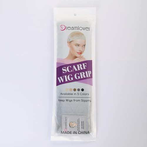 Dreamlover wig grip band secure-fit on head supports confident styling.