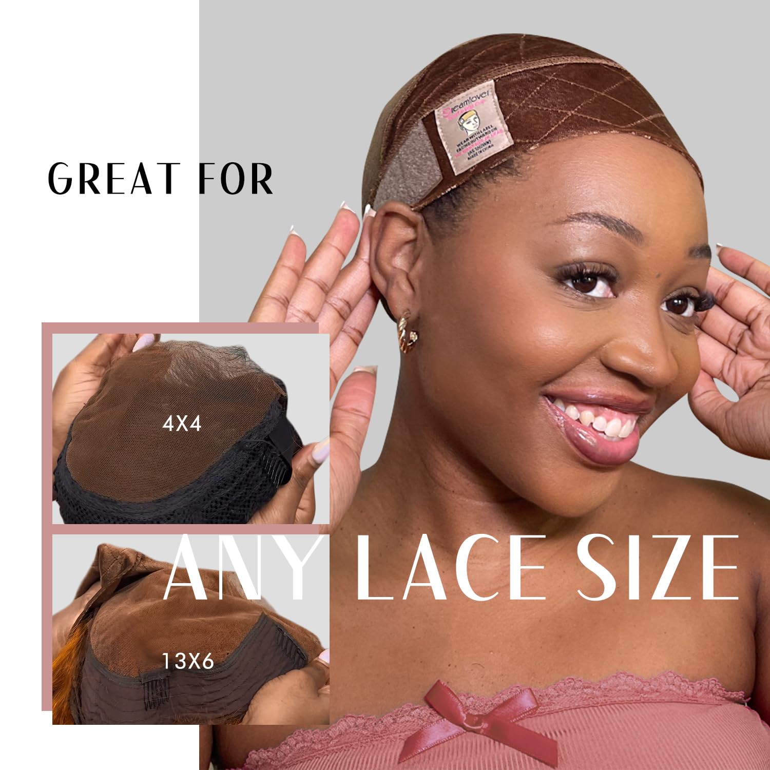 Dreamlover wig grip band widened area boosts grip and security.