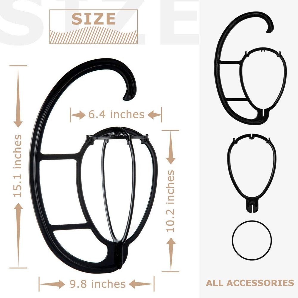 Dreamlover wig hanger demonstrates collapsible design for travel