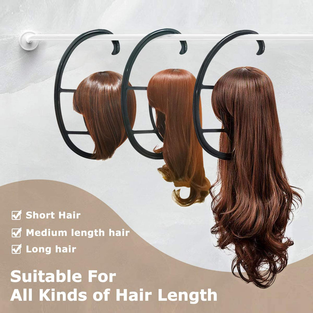 Dreamlover wig stand stays compact for travel storage
