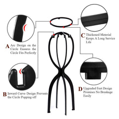 Dreamlover Wig Stand upgraded sturdy parts improve reliability during use