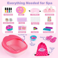 Dreamon kids nail kit with four polishes and stickers for color creativity