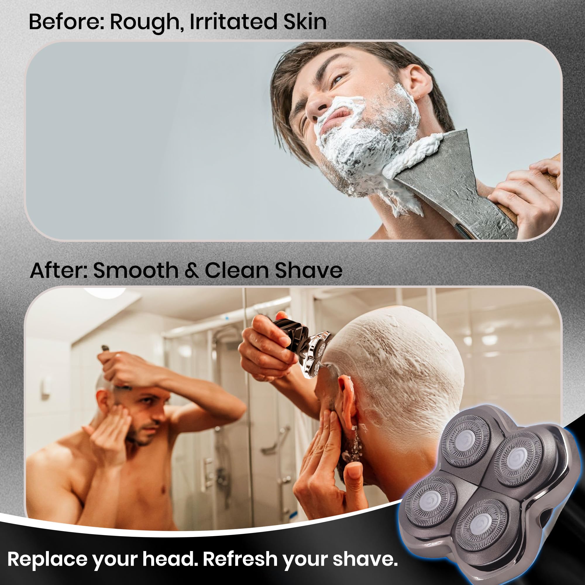DREBIG Pitbull head with lubrication tip for extended blade life