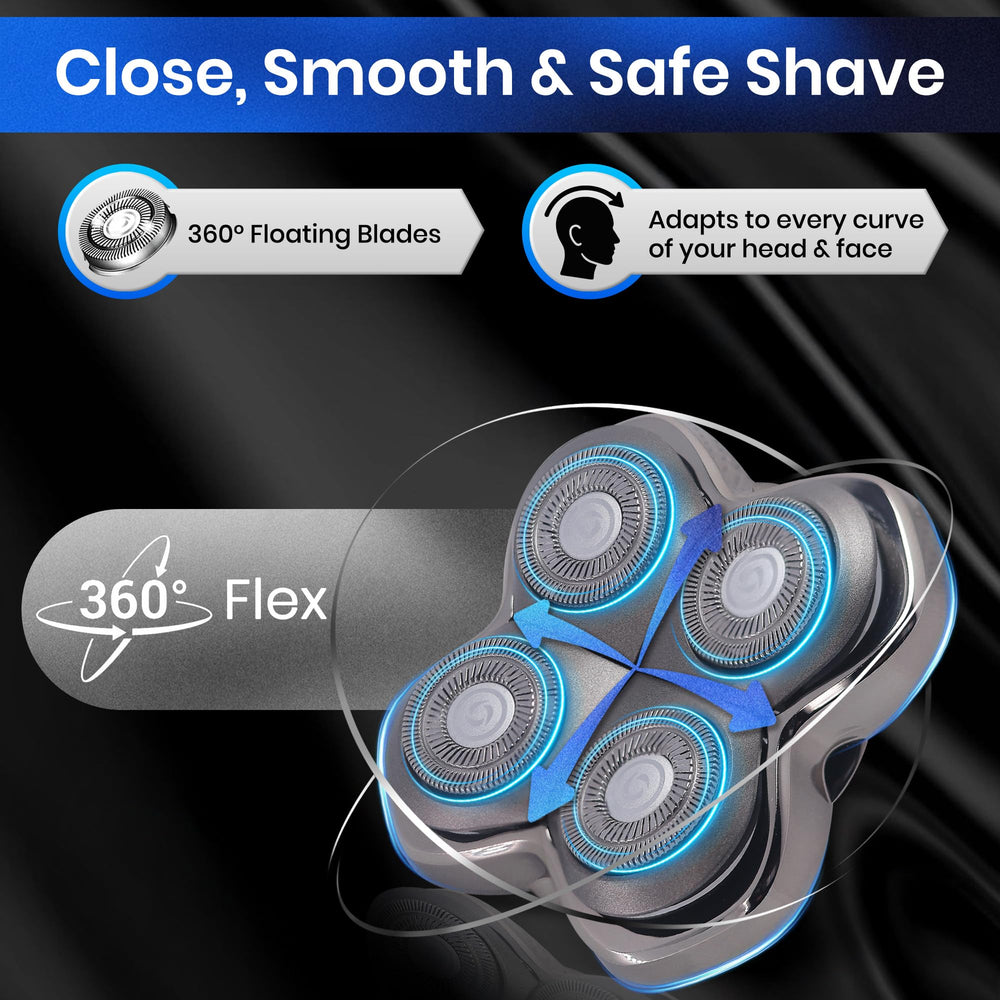 DREBIG Pitbull Platinum Pro replacement head for a close, efficient shave