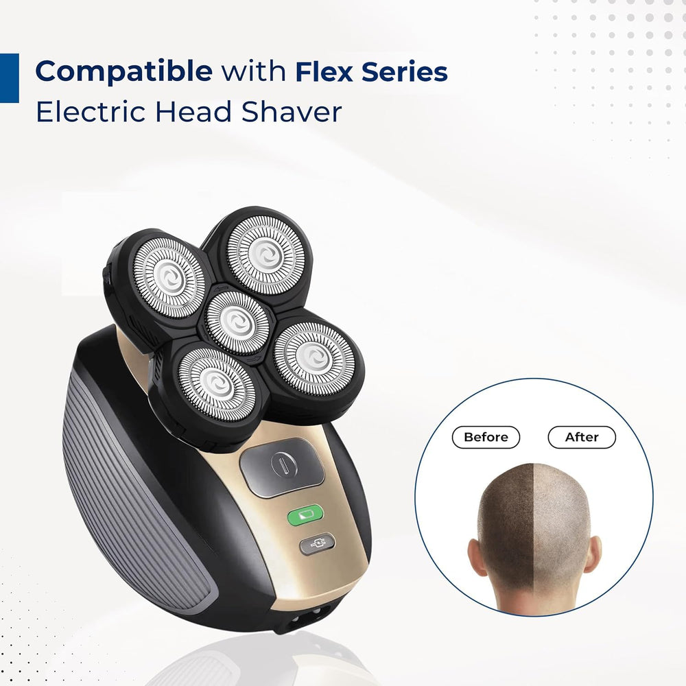 DREBIG blades compatibility image shows universal heads for versatile grooming.