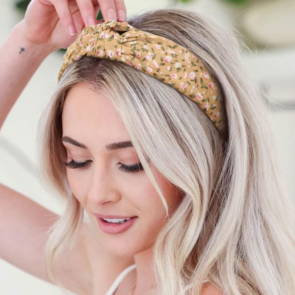 DRESHOW headband wide fashion style for all-day comfortable wear.