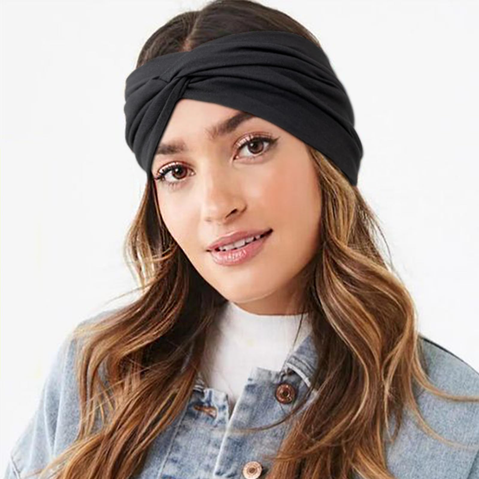 DRESHOW turban headbands color variants showcased for any outfit