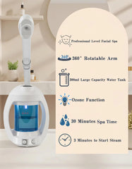 Dress Vous nano-ionic steam delivers finer mist for better pore reach