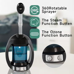 Dress Vous facial steamer nano ionic steam closeup highlights fine mist for deep pore cleansing