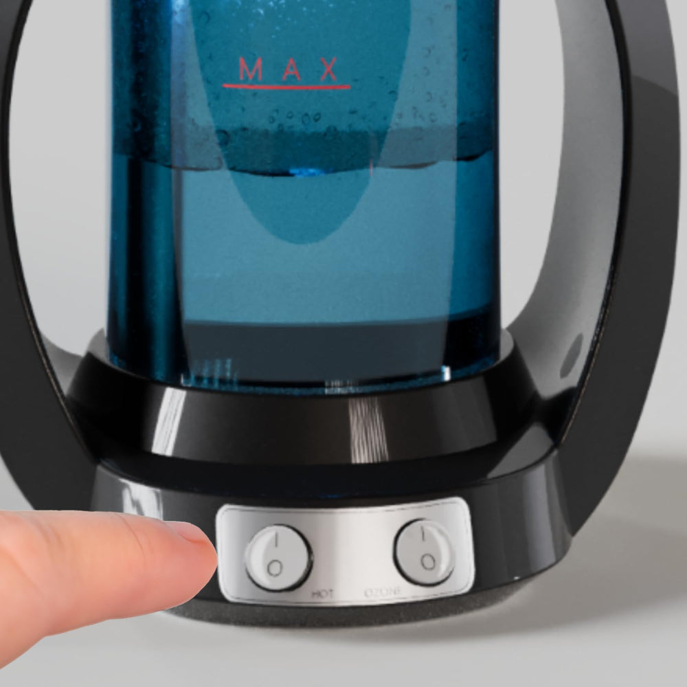 Dress Vous facial steamer nano ionic usage-lying-or-sitting demonstrates flexible positioning for comfortable sessions