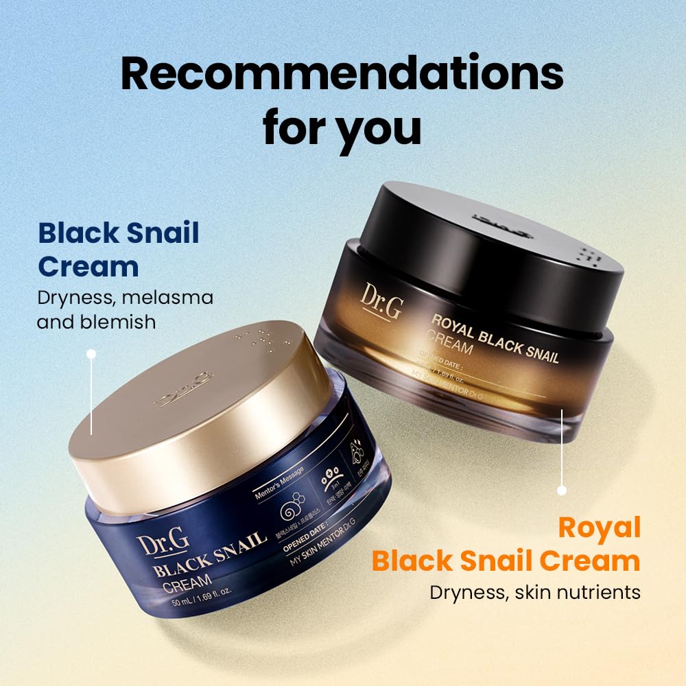 Dr.G logo and heritage emphasize dermatologist-founded Korean skincare credibility.