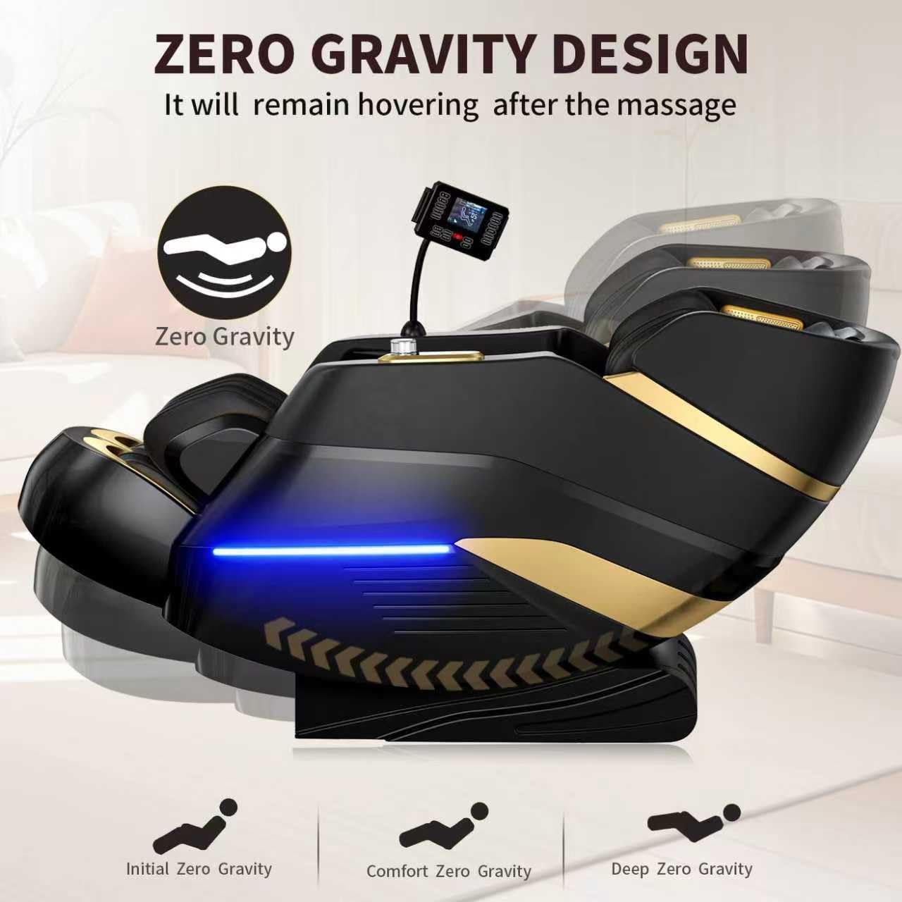 Drhiumi massage chair full-body-airbags illustrates 360° compression for shoulders.