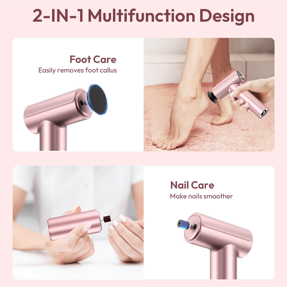 Drivox dual sanding heads detail for foot and nail care