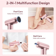 Drivox dual sanding heads detail for foot and nail care