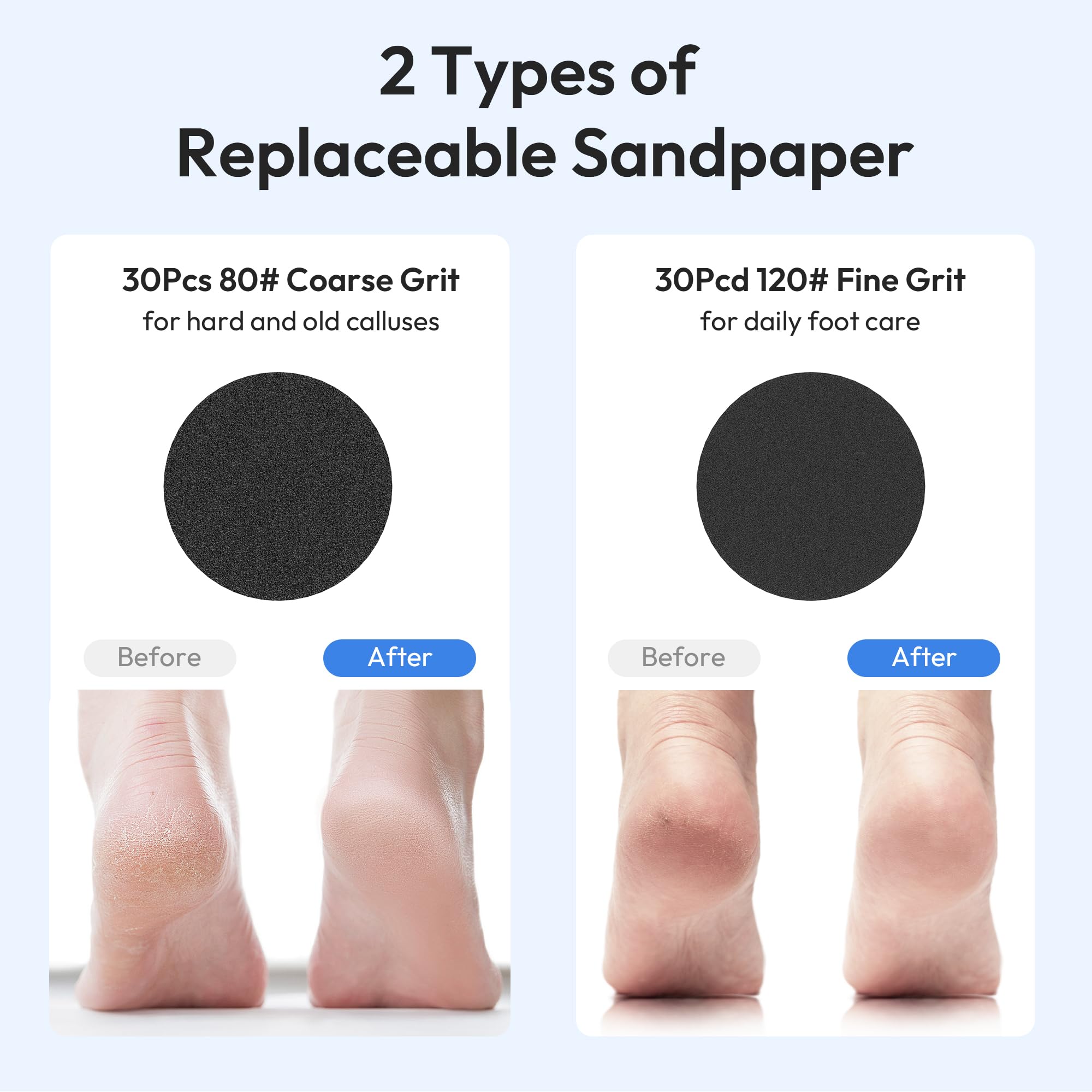 Drivox nail sanding head for hands enables gentle nail polishing.