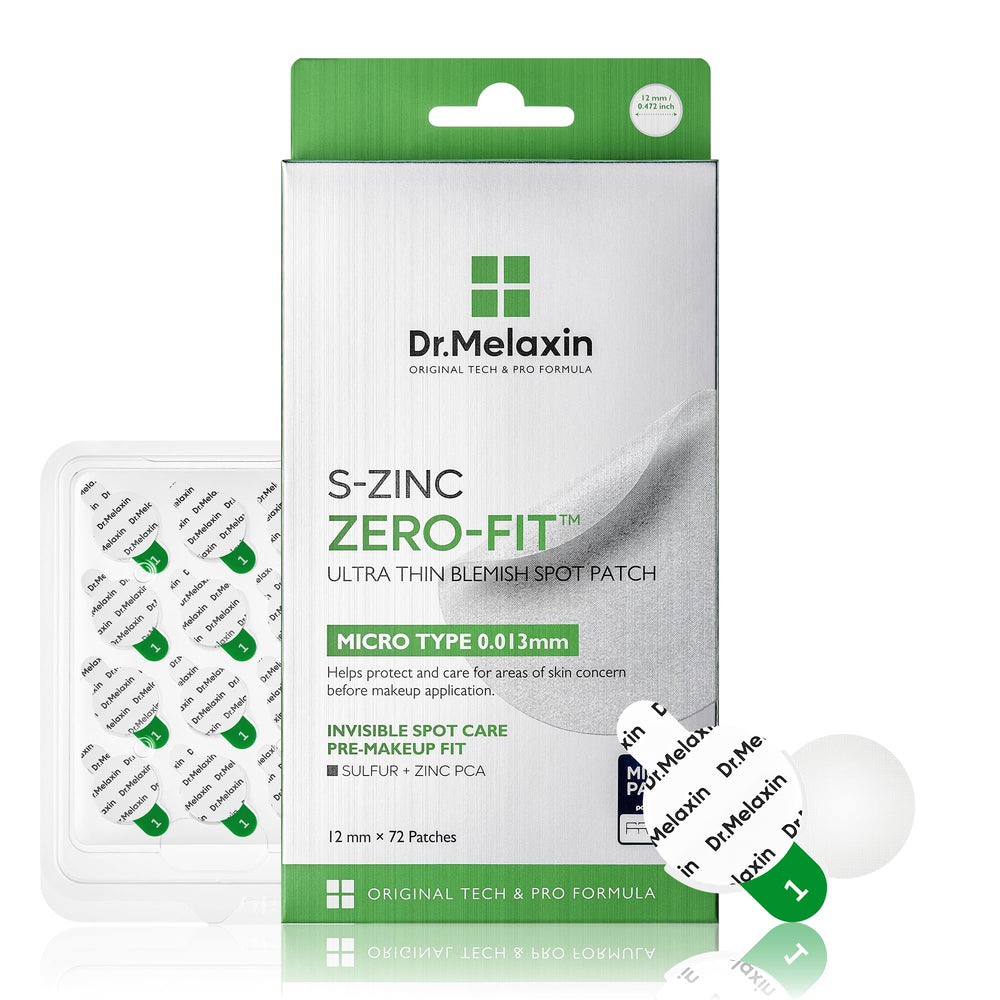 Dr.Melaxin front packaging showing 72 patches and benefits