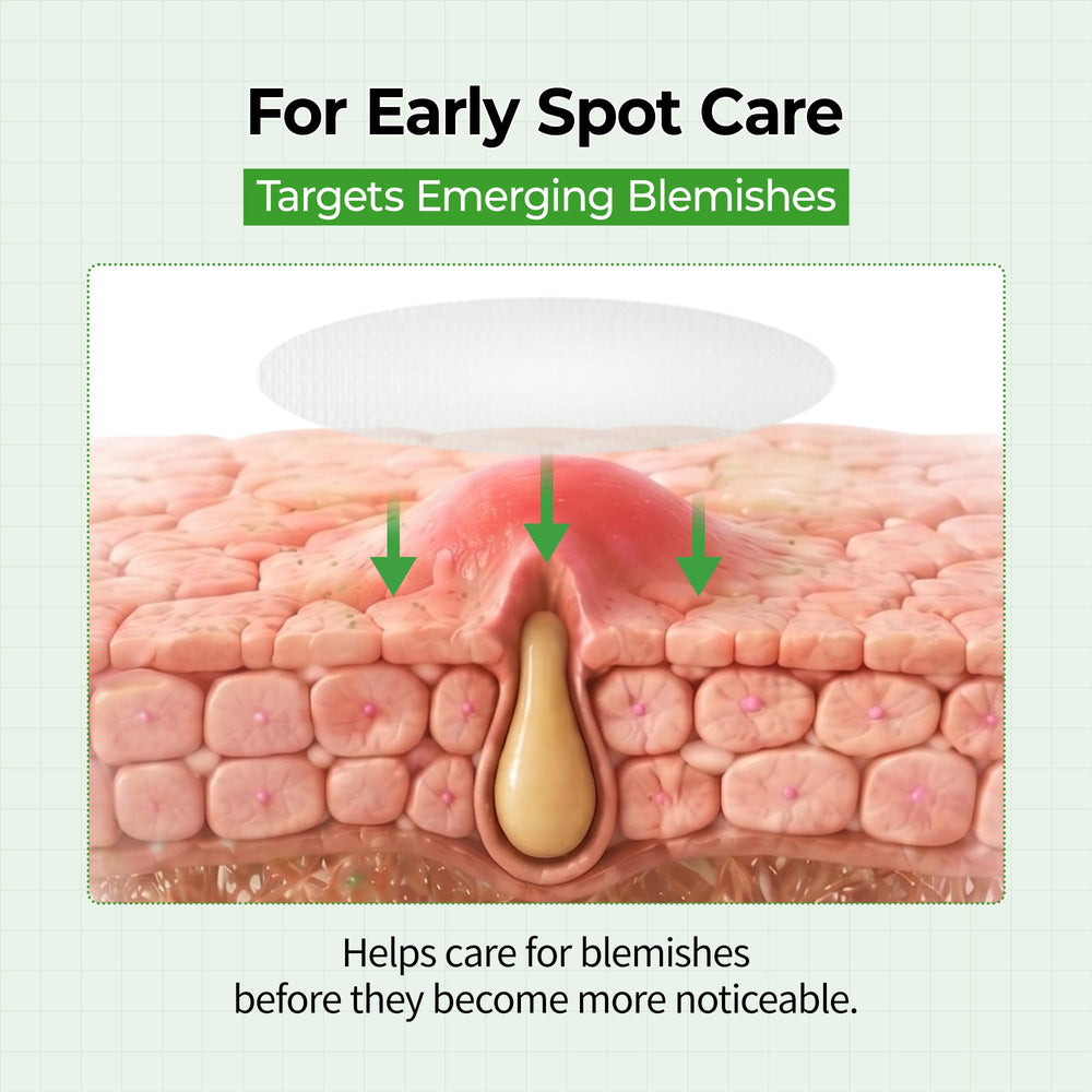 Dr.Melaxin ingredient illustration highlighting salicylic acid and sulfur
