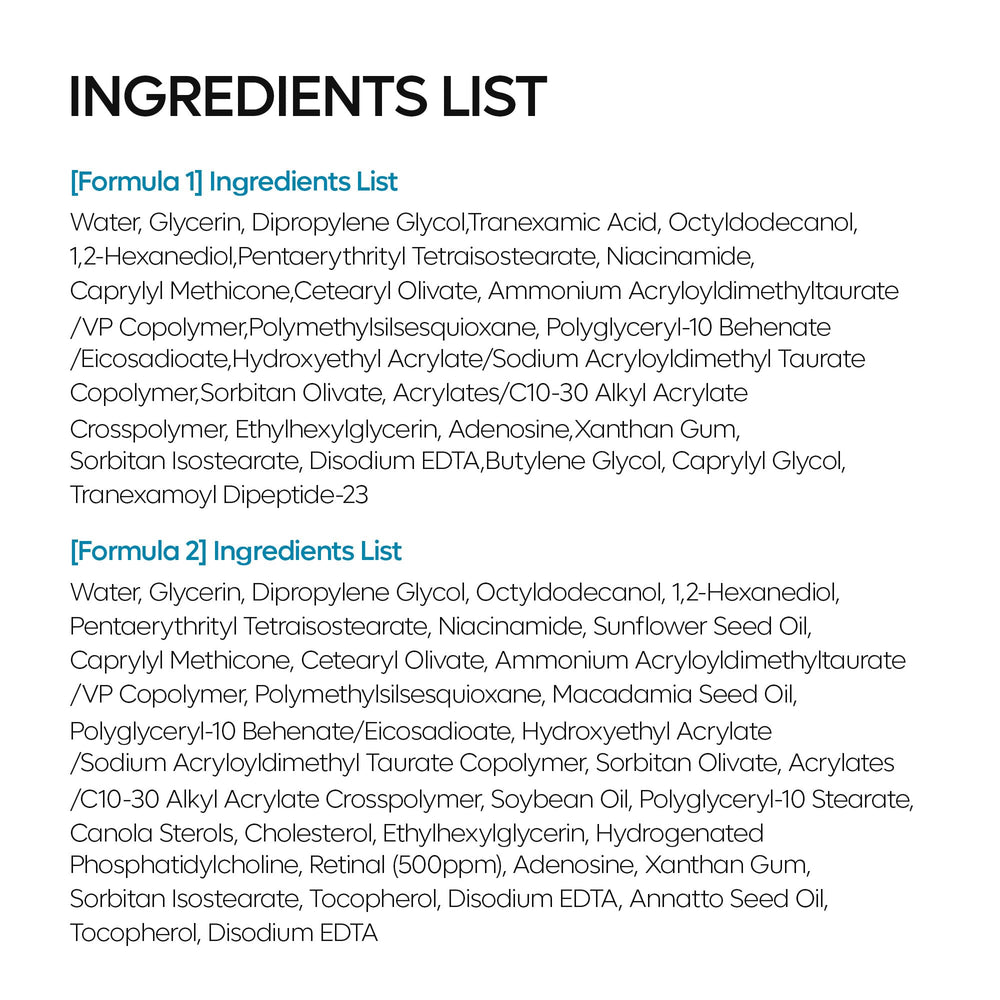 Dr.Melaxin TX daytime use with sunscreen reminder for daily protection.
