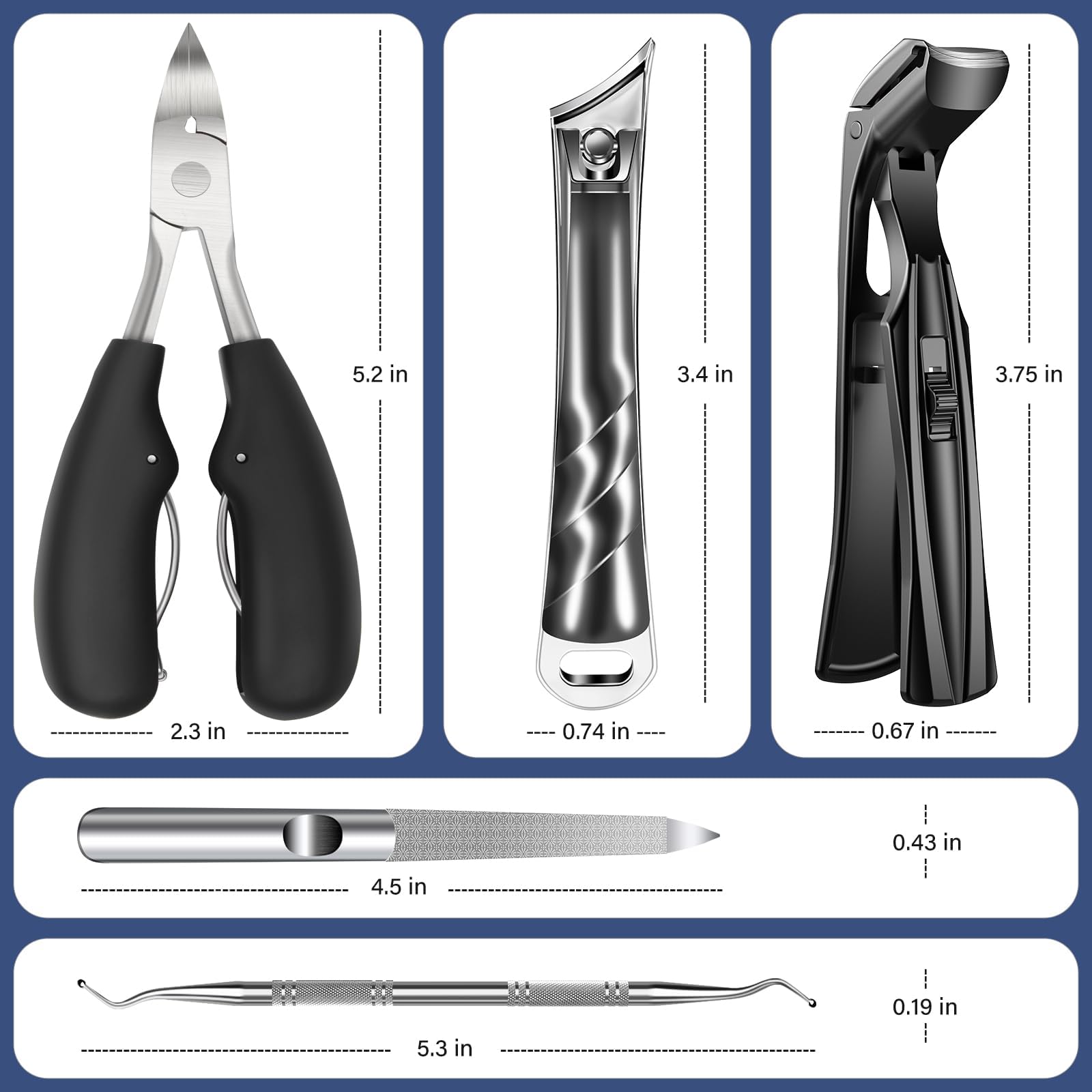 DRMODE ergonomic long handle nail clipper enabling better leverage