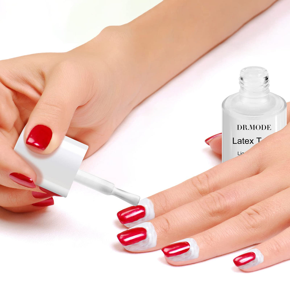 DRMODE antifreeze formula image emphasizes winter-safe nail art without drying.