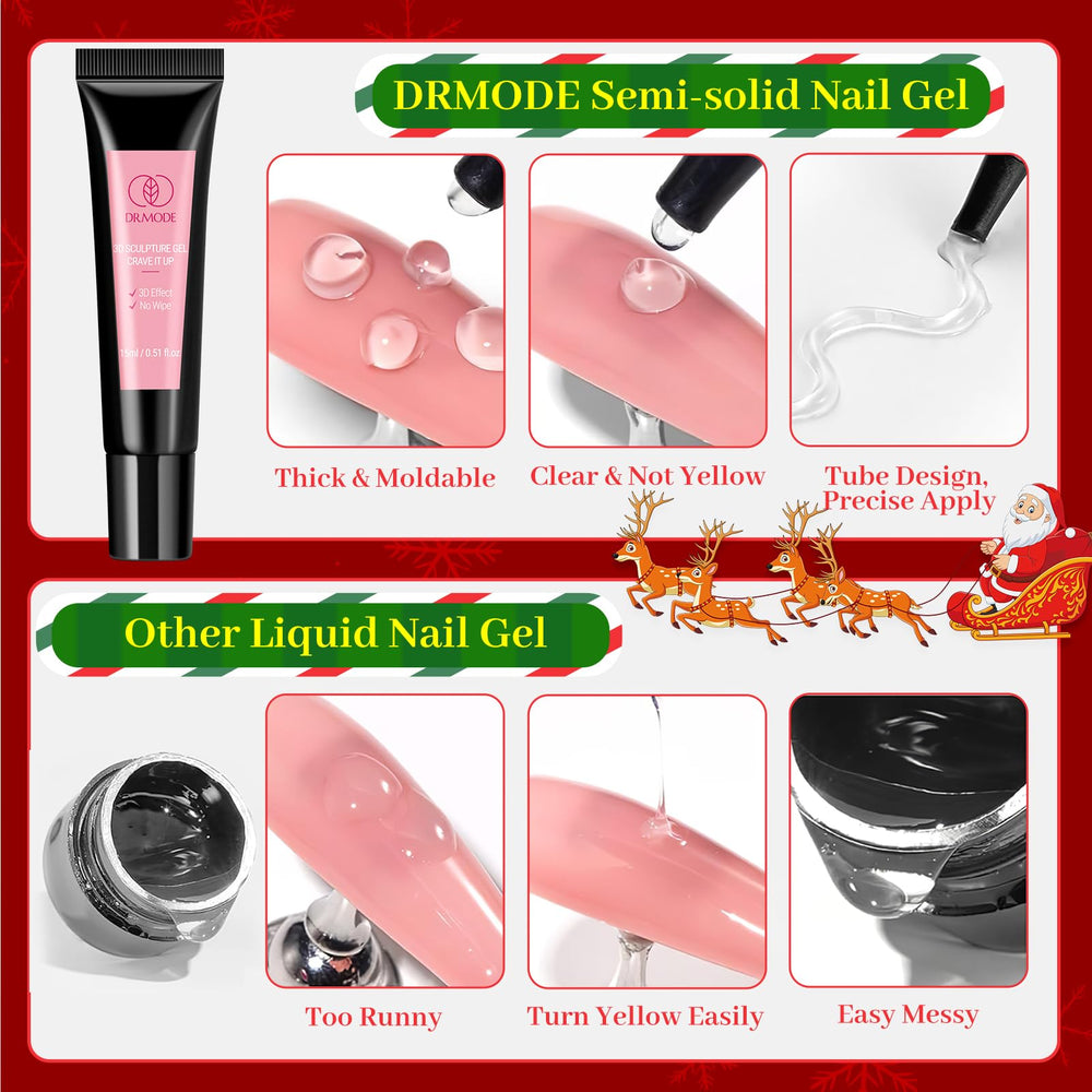 DRMODE mirror finish nails showcase luxe chrome look with ultrafine pigments.