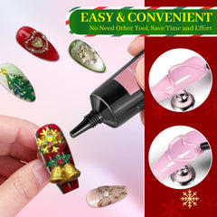 DRMODE nail-art applicator sticks ready for precise rhinestone placement.