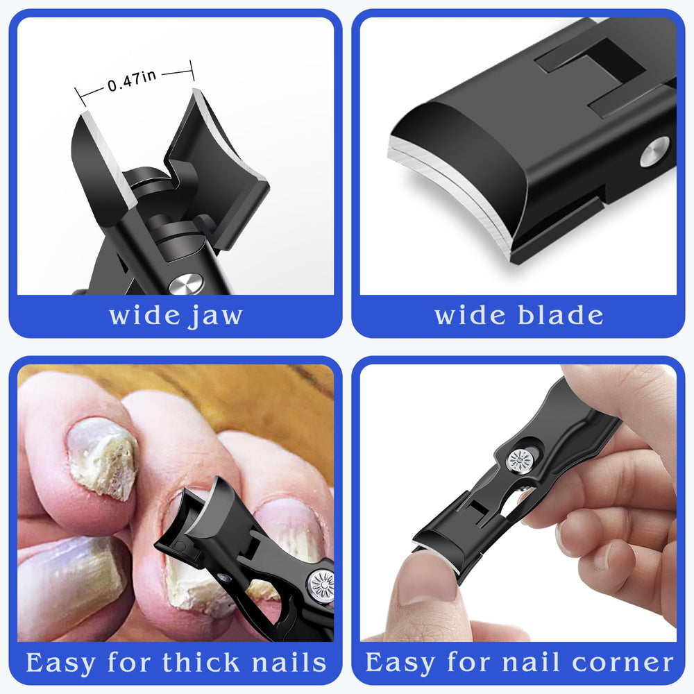 DRMODE anti-splash design clippers preventing nail clippings splash